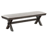 Riverdale Bench, Black by Steve Silver at Eve Furniture