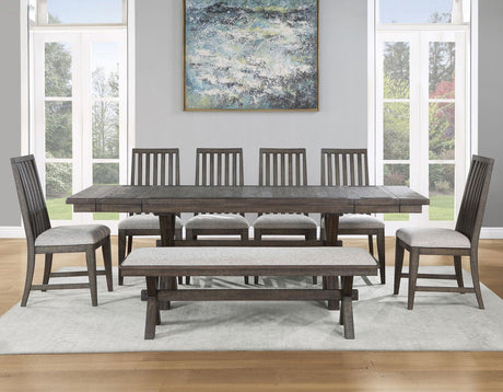 Riverdale Bench, Black by Steve Silver at Eve Furniture