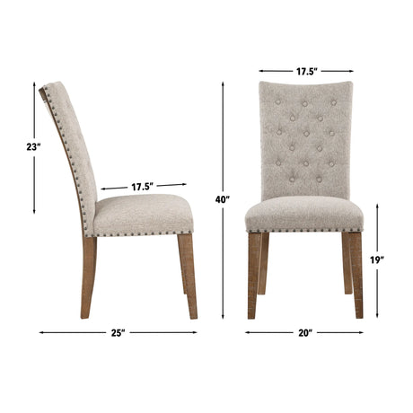 Riverdale Brown Trestle Dining Room Set by Steve Silver at Eve Furniture