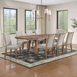 Riverdale Brown Trestle Dining Room Set by Steve Silver at Eve Furniture