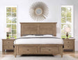 Riverdale Driftwood 4-Piece King Storage Platform Bedroom Set by Steve Silver at Eve Furniture