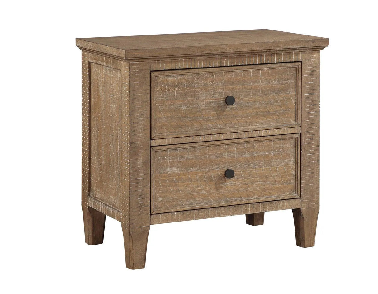 Riverdale Driftwood 4-Piece King Storage Platform Bedroom Set by Steve Silver at Eve Furniture