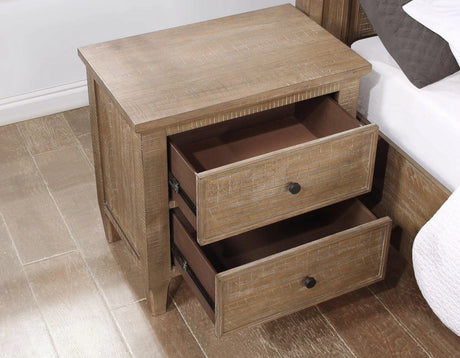 Riverdale Driftwood 4-Piece King Storage Platform Bedroom Set by Steve Silver at Eve Furniture