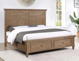 Riverdale Driftwood 4-Piece Queen Storage Platform Bedroom Set by Steve Silver at Eve Furniture