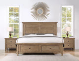 Riverdale Driftwood 4-Piece Queen Storage Platform Bedroom Set by Steve Silver at Eve Furniture