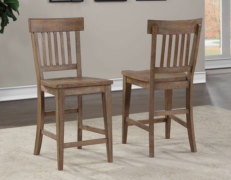 Riverdale Driftwood Counter Height Dining Set by Steve Silver at Eve Furniture