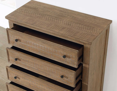 Riverdale Driftwood Storage Platform Bedroom Set by Steve Silver at Eve Furniture