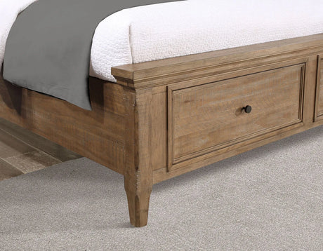 Riverdale Driftwood Storage Platform Bedroom Set by Steve Silver at Eve Furniture
