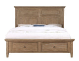 Riverdale Driftwood Storage Platform Bedroom Set by Steve Silver at Eve Furniture