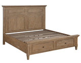 Riverdale Driftwood Storage Platform Bedroom Set by Steve Silver at Eve Furniture