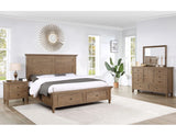 Riverdale Driftwood Storage Platform Bedroom Set by Steve Silver at Eve Furniture