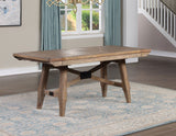 Riverdale Driftwood Trestle Dining Room Set by Steve Silver at Eve Furniture