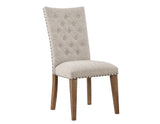 Riverdale Oatmeal/Driftwood Dining Room Set by Steve Silver at Eve Furniture