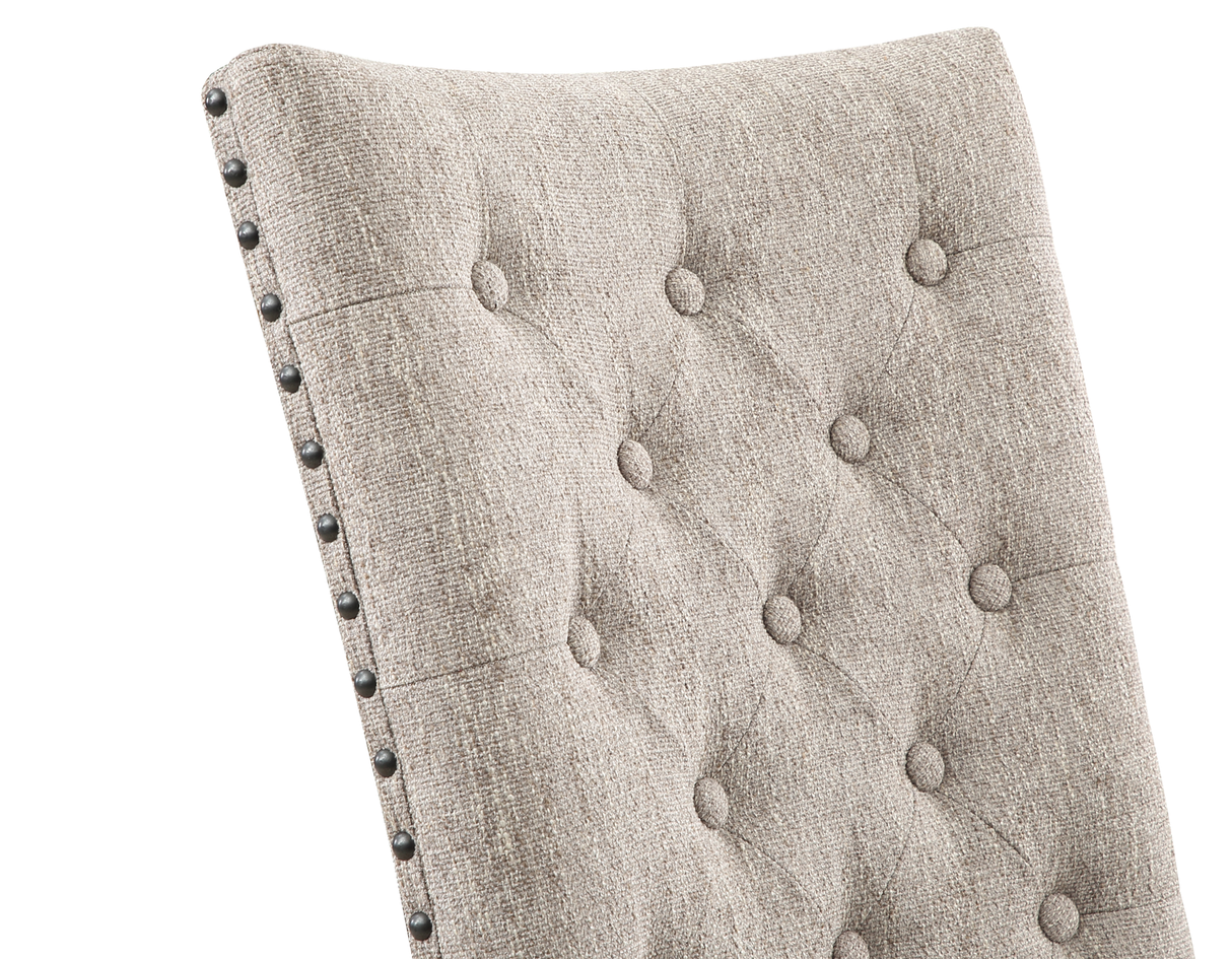 Riverdale Oatmeal/Driftwood Dining Room Set by Steve Silver at Eve Furniture