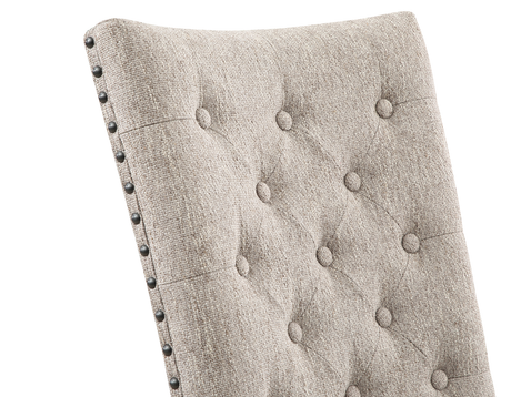 Riverdale Oatmeal/Driftwood Dining Room Set by Steve Silver at Eve Furniture