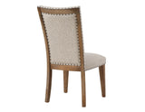 Riverdale Oatmeal/Driftwood Dining Room Set by Steve Silver at Eve Furniture