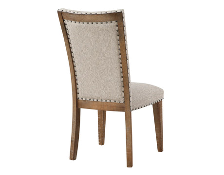 Riverdale Oatmeal/Driftwood Dining Room Set by Steve Silver at Eve Furniture