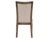 Riverdale Oatmeal/Driftwood Trestle Dining Room Set by Steve Silver at Eve Furniture