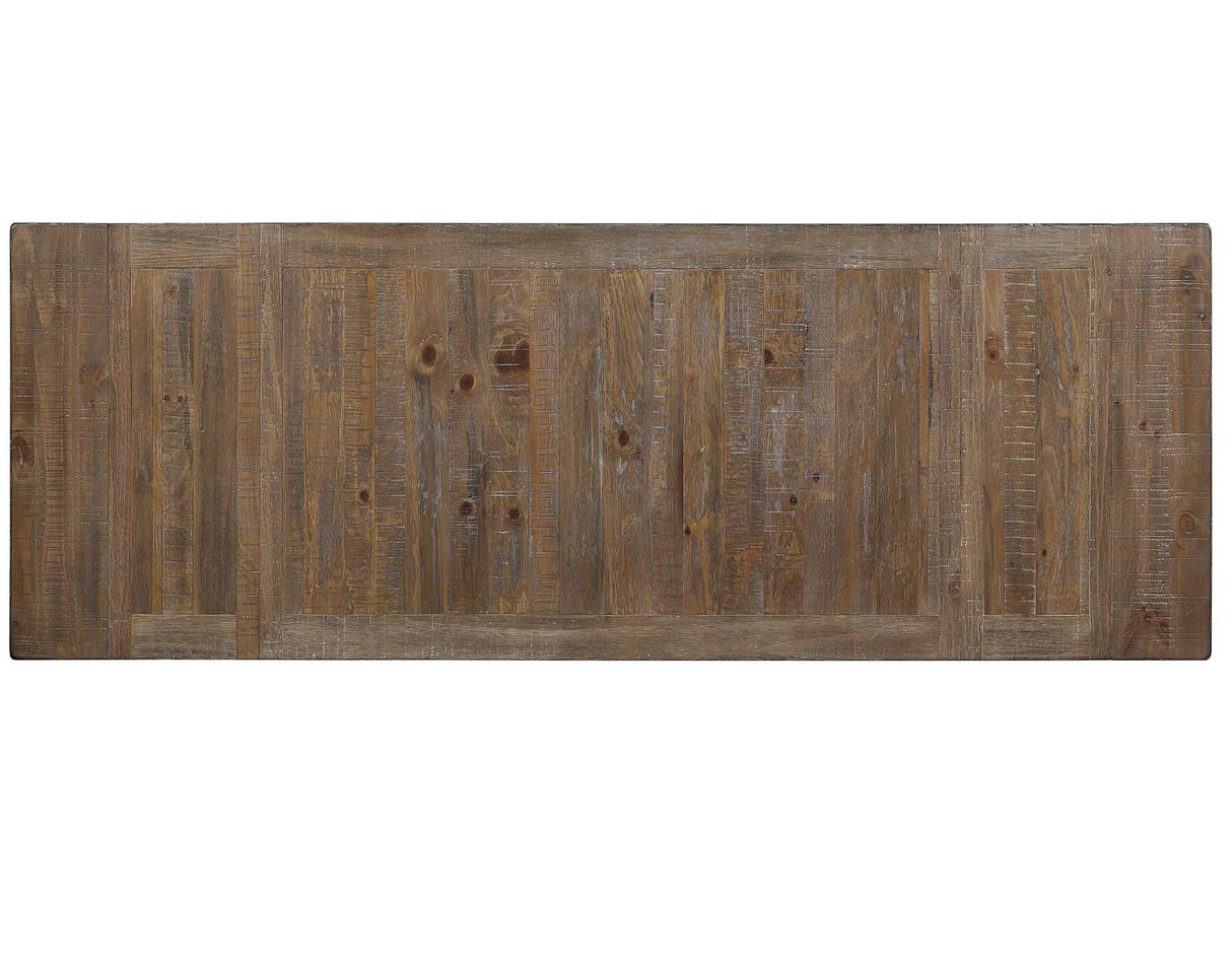Riverdale Oatmeal/Driftwood Trestle Dining Room Set by Steve Silver at Eve Furniture
