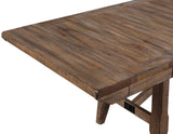 Riverdale Oatmeal/Driftwood Trestle Dining Room Set by Steve Silver at Eve Furniture