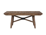 Riverdale Oatmeal/Driftwood Trestle Dining Room Set by Steve Silver at Eve Furniture
