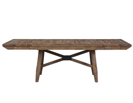 Riverdale Oatmeal/Driftwood Trestle Dining Room Set by Steve Silver at Eve Furniture