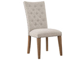 Riverdale Oatmeal/Driftwood Trestle Dining Room Set by Steve Silver at Eve Furniture