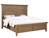 Riverdale Driftwood 4-Piece King Panel Bedroom Set by Steve Silver at Eve Furniture