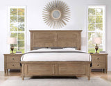 Riverdale Driftwood 4-Piece King Panel Bedroom Set by Steve Silver at Eve Furniture