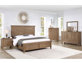 Riverdale Driftwood 4-Piece King Panel Bedroom Set by Steve Silver at Eve Furniture