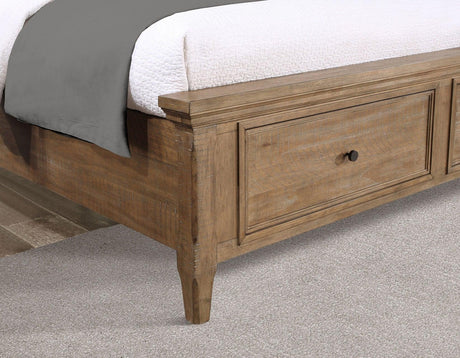 Riverdale Driftwood 4-Piece Queen Storage Platform Bedroom Set by Steve Silver at Eve Furniture