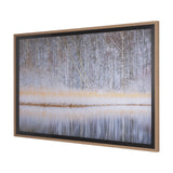 Riverside Reflection - Forest by Mikael Svensson a Framed Photo Art Print Matted under Glass by Mercana at Eve Furniture