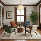 Riverton Brown Cocktail Table by Homelegance at Eve Furniture