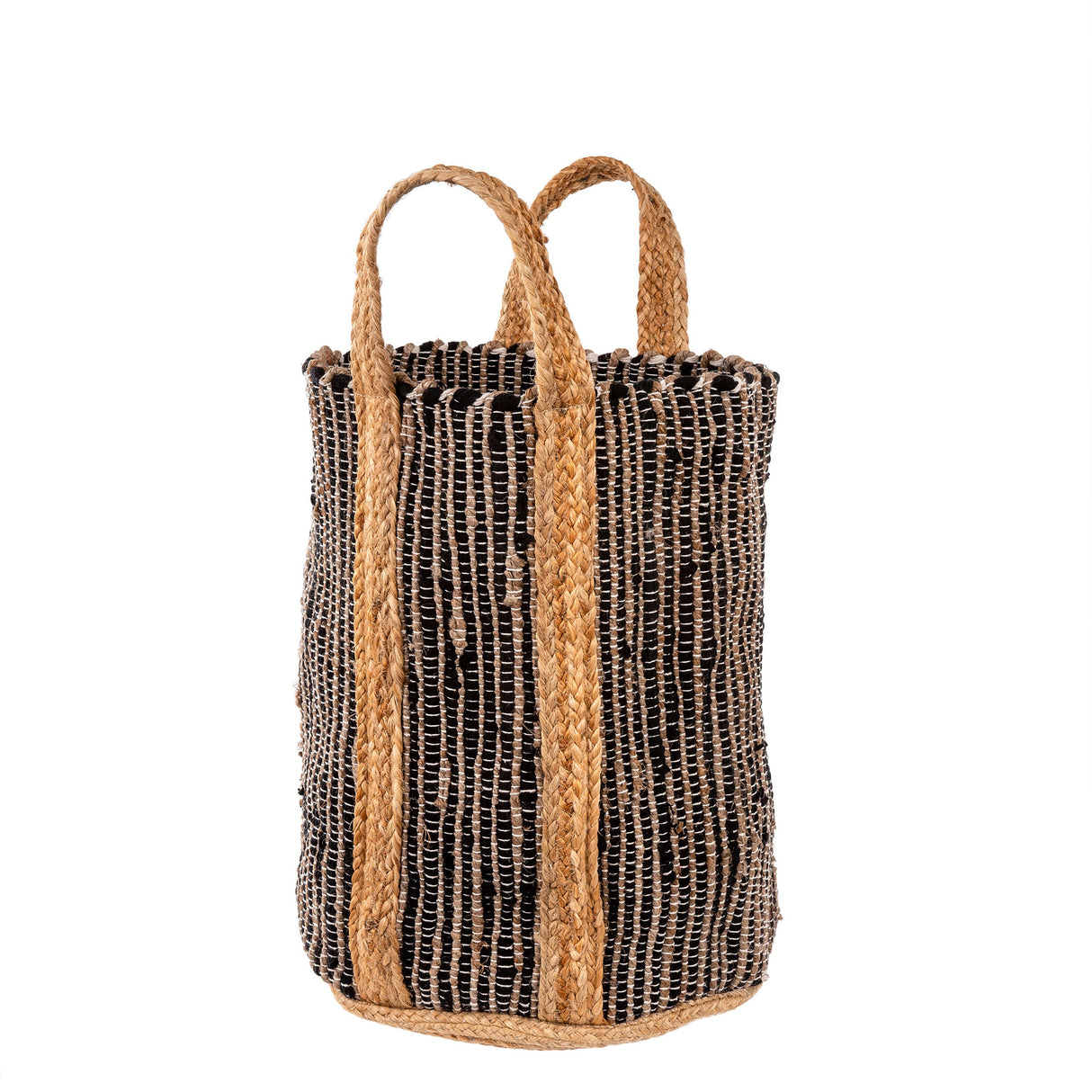 Riviera Basket, Black, Set of 2 by Mercana at Eve Furniture