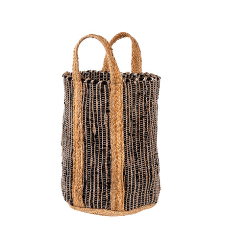 Riviera Basket, Black, Set of 2 by Mercana at Eve Furniture