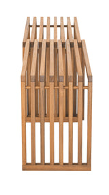 Riviera Natural Outdoor Extendable Bench (Set of 2) by Zuomod at Eve Furniture