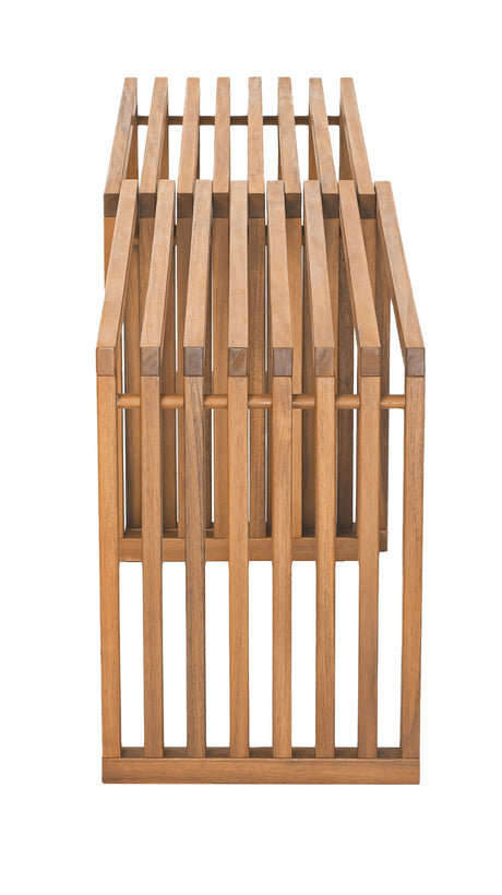 Riviera Natural Outdoor Extendable Bench (Set of 2) by Zuomod at Eve Furniture