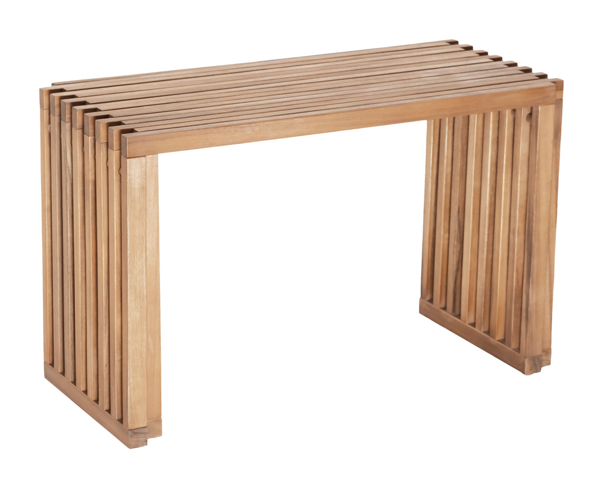 Riviera Natural Outdoor Extendable Bench (Set of 2) by Zuomod at Eve Furniture