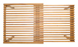 Riviera Natural Outdoor Extendable Dining Table by Zuomod at Eve Furniture