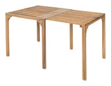 Riviera Natural Outdoor Extendable Dining Table by Zuomod at Eve Furniture