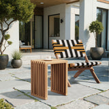 Riviera Natural Outdoor Extendable Stool (Set of 2) by Zuomod at Eve Furniture