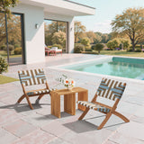 Riviera Natural Outdoor Extendable Stool (Set of 2) by Zuomod at Eve Furniture
