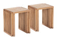Riviera Natural Outdoor Extendable Stool (Set of 2) by Zuomod at Eve Furniture