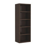 Rivington Dark Walnut 28" Open Bookcase by Manhattan Comfort at Eve Furniture