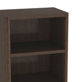 Rivington Dark Walnut 28" Open Bookcase by Manhattan Comfort at Eve Furniture