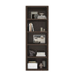 Rivington Dark Walnut 28" Open Bookcase by Manhattan Comfort at Eve Furniture