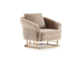Rixos 3-pieces (Sofa & Loveseat & Chair) Livingroom Set in Beige by Furnia at Eve Furniture