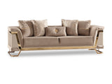 Rixos 3-pieces (Sofa & Loveseat & Chair) Livingroom Set in Beige by Furnia at Eve Furniture