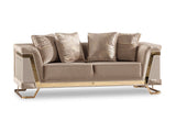 Rixos 3-pieces (Sofa & Loveseat & Chair) Livingroom Set in Beige by Furnia at Eve Furniture