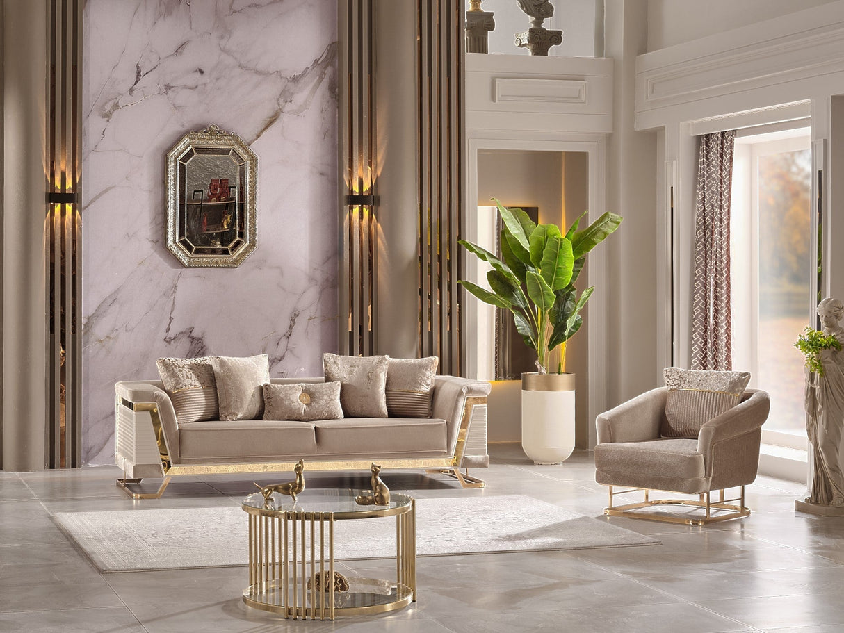 Rixos Chair Beige by Furnia at Eve Furniture